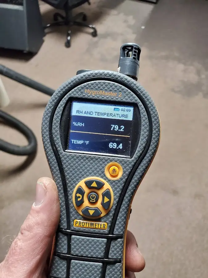 Moisture meter humidity assessment for Mold Remediation & Removal in Olyphant